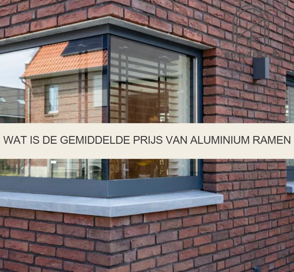 Wat is de gemiddelde prijs van aluminium ramen