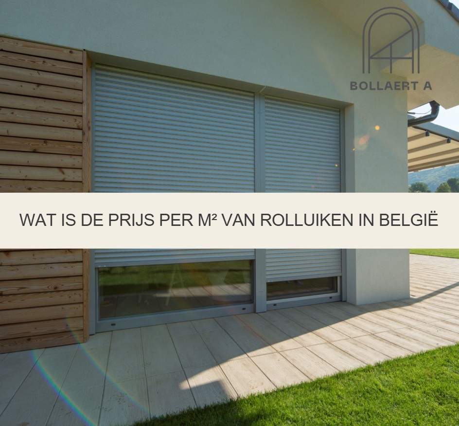 Wat is de prijs per m² van rolluiken in België