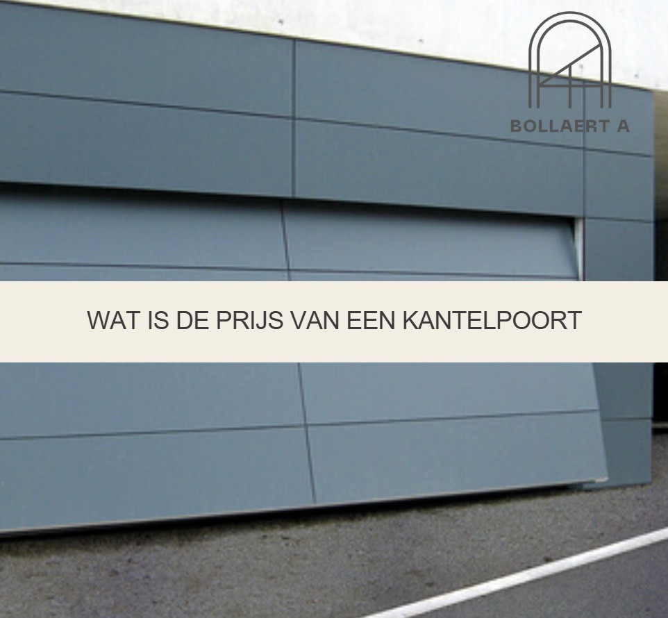 Wat is de prijs van een kantelpoort
