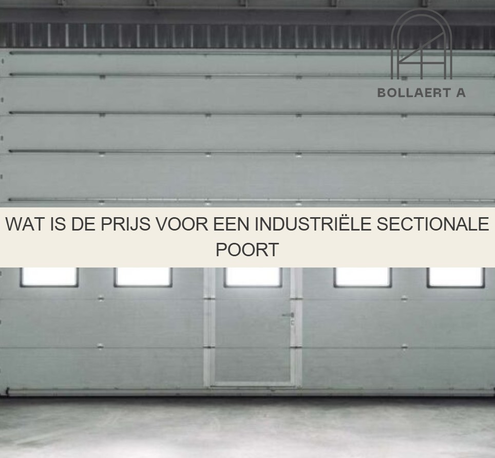 Wat is de prijs voor een industriële sectionale poort