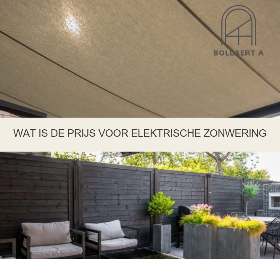Wat is de prijs voor elektrische zonwering