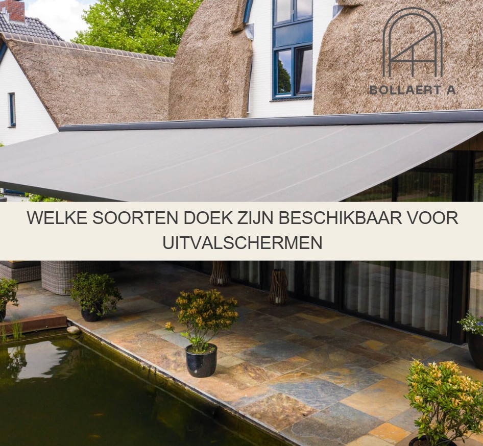 Welke soorten doek zijn beschikbaar voor uitvalschermen