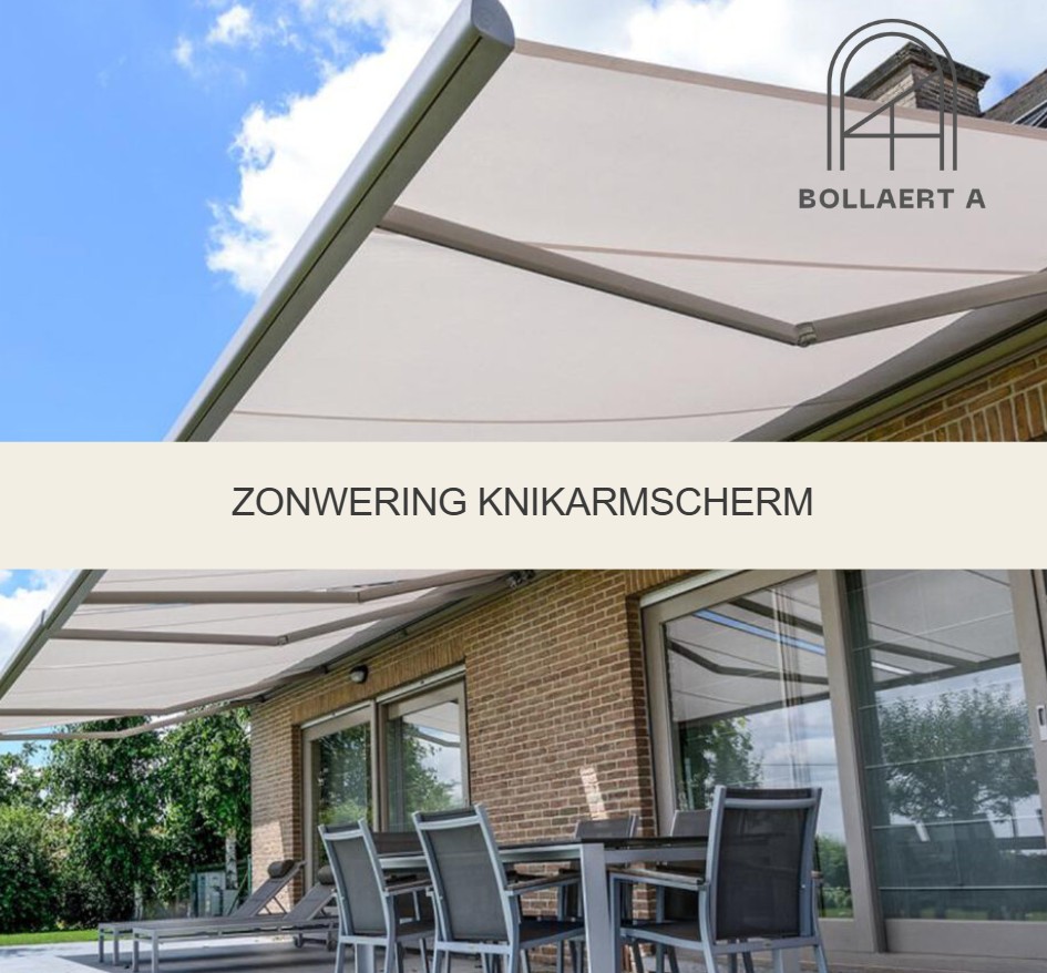 Zonwering knikarmscherm