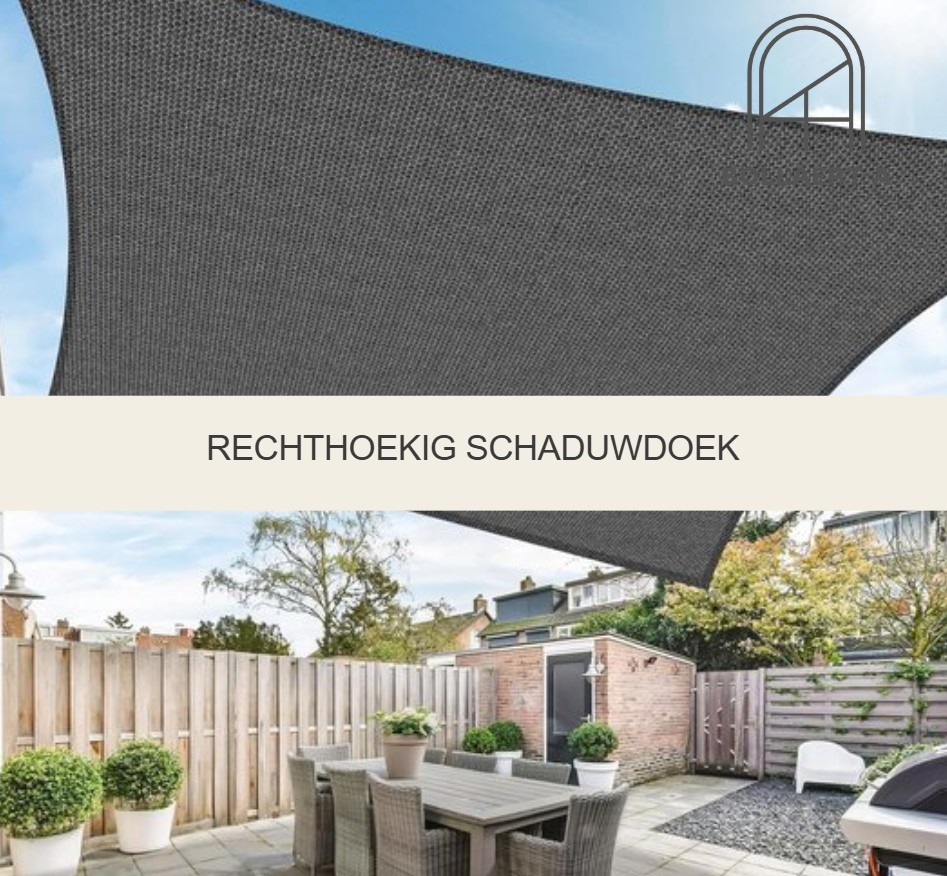 rechthoekig schaduwdoek