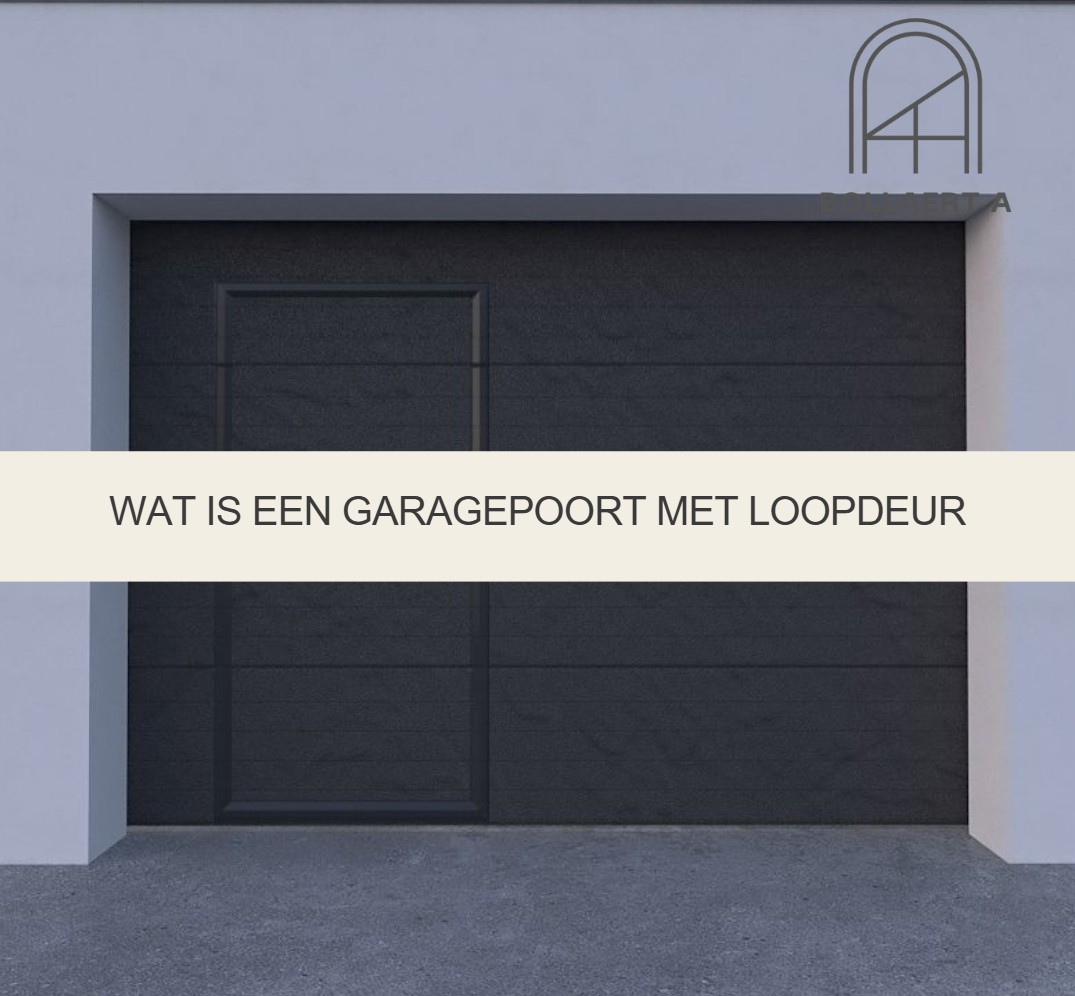 Wat is een garagepoort met loopdeur